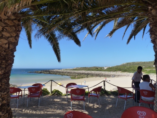 Praia da Ingrina - view from Restaurante do Sebastião