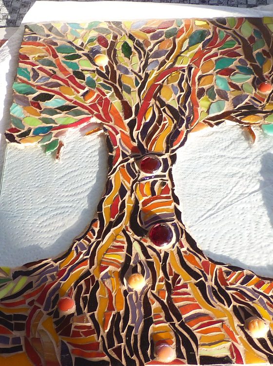 Tree of life mosaic