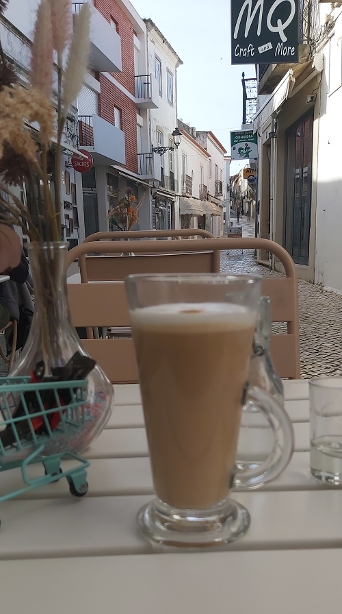 Coffee in Lagos in the Western Algarve